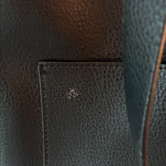 Steve Madden Black Tote with Patterned Scarf - Picture 4 of 5